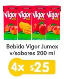 Arteli Bebida Vigor Jumex v/sabores oferta