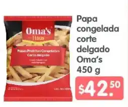 Arteli Oma's Haus Papas Prefritas Congeladas Corte delgado oferta