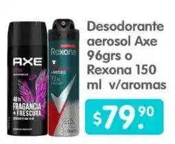 Arteli Desodorante aerosol Axe o Rexona oferta