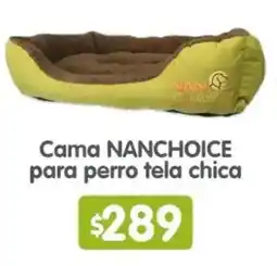 Arteli NANCHOICE cama para perro tela chica oferta