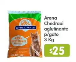 Arteli Chedraui arena aglutinante p/gato oferta