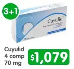 Arteli Cuyulid 4 comp 70 mg oferta