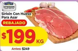 HEB Sirloin con hueso para asar oferta
