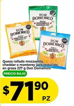 HEB Queso rallado mozzarella, cheddar o monterey jack reducido en grasa oferta