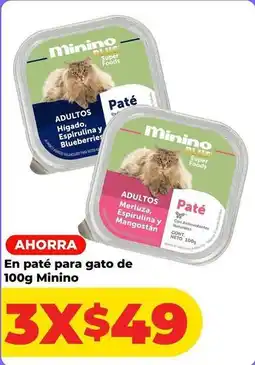 HEB Minino - paté para gato oferta