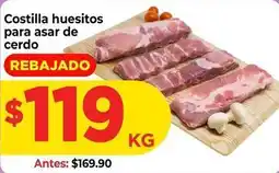 HEB Costilla huesitos para asar de cerdo oferta