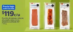 Walmart Express Latitude porción de salmón natural ahumado cajun o con pimienta oferta