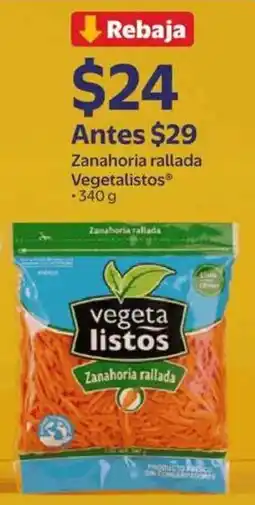 Walmart Express vegetalistos Zanahoria rallada oferta