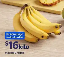 Walmart Express Plátano Chiapas oferta