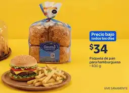 Walmart Express Pan para hamburguesa oferta