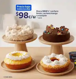 Walmart Express Rosca m&m's lechera limón lechera mango o mazapán oferta