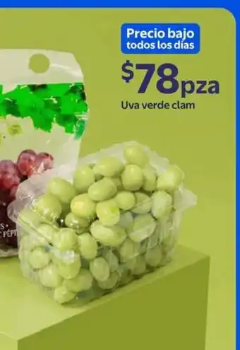 Walmart Express Uva verde clam oferta