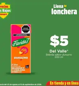 Bodega Aurrerá Florida 7 - bebida sabor durazno oferta