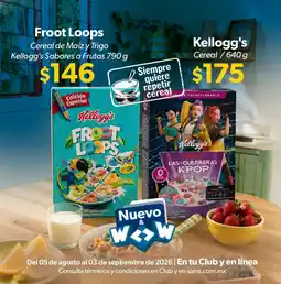 Sam's Club Kellogg's Froot Loops oferta