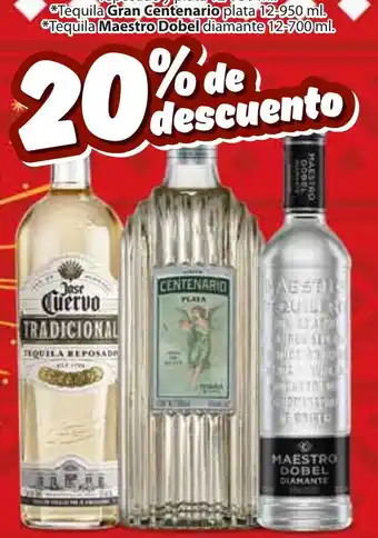 Tequila Gran Centenario plata