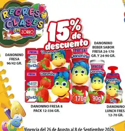 Zorro Danonino fresa oferta