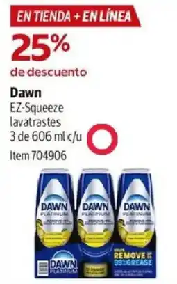 Costco Dawn EZ-Squeeze lavatrestes oferta