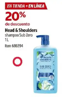Costco head & shoulders shampoo sub zero oferta