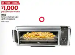Costco Ninja horno tostador plegable con freidora de aire oferta
