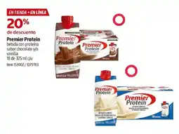 Costco Premier Protein bebida con proteina sabor chocolate y/o vainilla oferta