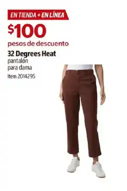 Costco 32 Degrees Heat pantalón para dama oferta
