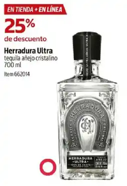 Costco Herradura Ultra tequila añejo cristalino oferta