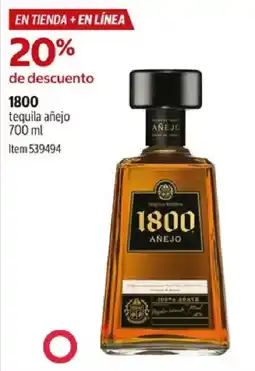 Costco 1800 tequila añejo oferta