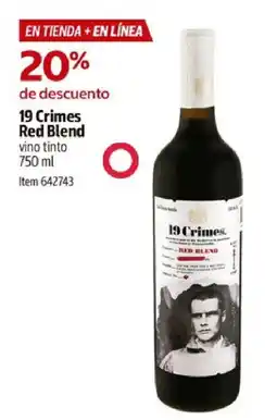 Costco 19 Crimes Red Blend oferta