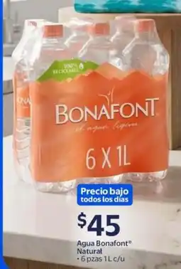 Walmart Agua Bonafont Natural oferta