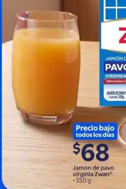 Walmart Zwan jamón de pavo virginia oferta