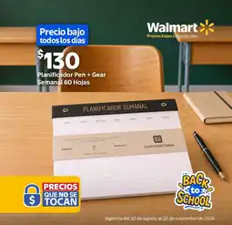 Walmart Pen+Gear Planificador Semanal oferta
