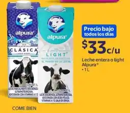 Walmart Alpura Leche entera o light oferta