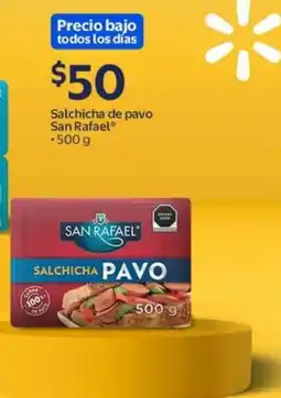 Walmart San Rafael salchicha pavo oferta