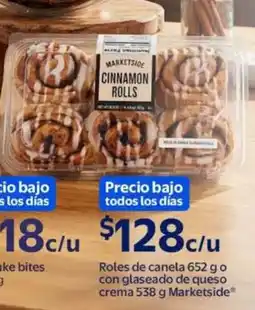 Walmart Marketside Cinnamon Rolls oferta
