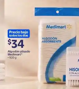 Walmart Medimart algodón plisado oferta