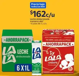 Walmart Lala leche deslactosada o entera oferta