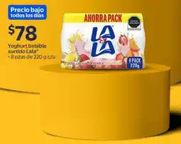 Walmart Lala yoghurt bebible surtido oferta