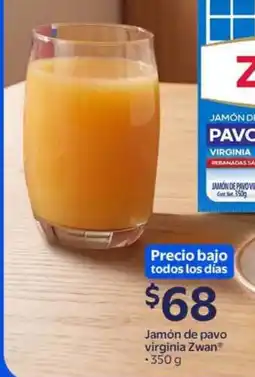 Walmart Zwan jamón de pavo virginia oferta