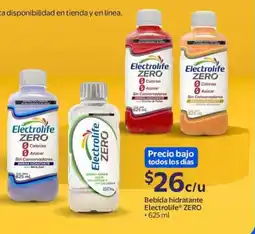 Walmart Zero Bebida Hidtratante Electrolife oferta
