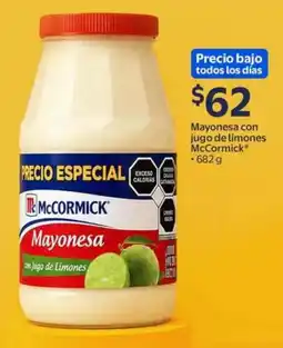 Walmart McCormick Mayonesa con Jugo de Limones oferta