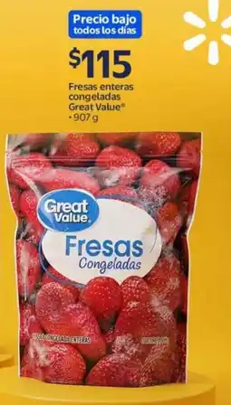 Walmart Great Value Fresas Congeladas oferta