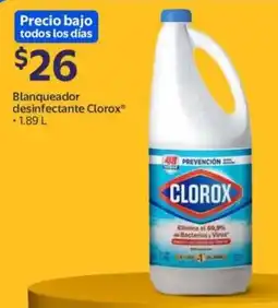 Walmart Clorox blanqueador desinfectante oferta