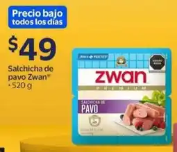 Walmart Zwan salchicha de pavo oferta