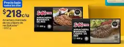 Walmart SuKarne arrachera marinada de res o ligera de res oferta