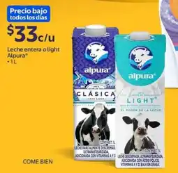 Walmart Alpura leche entera o light oferta