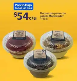 Walmart Marketside Mousse de queso con galleta oferta