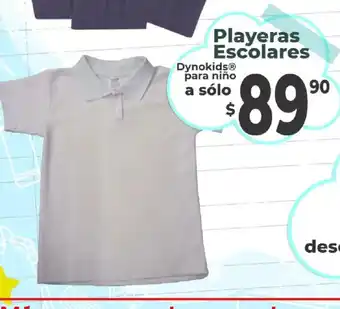 Dynokids Playeras Escolares
