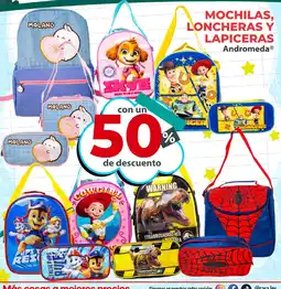 Casa Ley Andromeda Mochilas, Loncheras y Lapiceras oferta