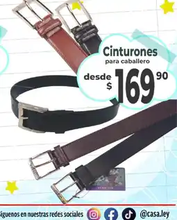 Casa Ley Cinturones para caballero oferta
