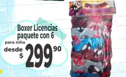 Casa Ley Boxer Licencias oferta